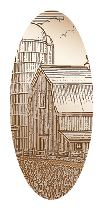 DG5000-564-BZ Barn Scene Bronze